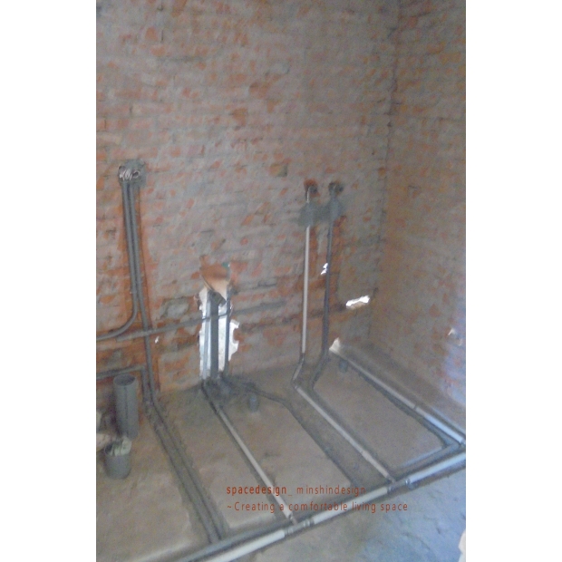 老屋翻修/改造_冷熱水管更新_壓力計試壓