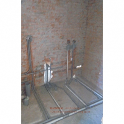 老屋翻修/改造_冷熱水管更新_壓力計試壓